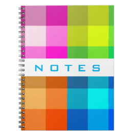 Regnbågeplädet skräddarsy med din anteckningsbok med spiral