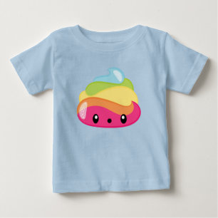 RegnbågePoop Emoji Tröja