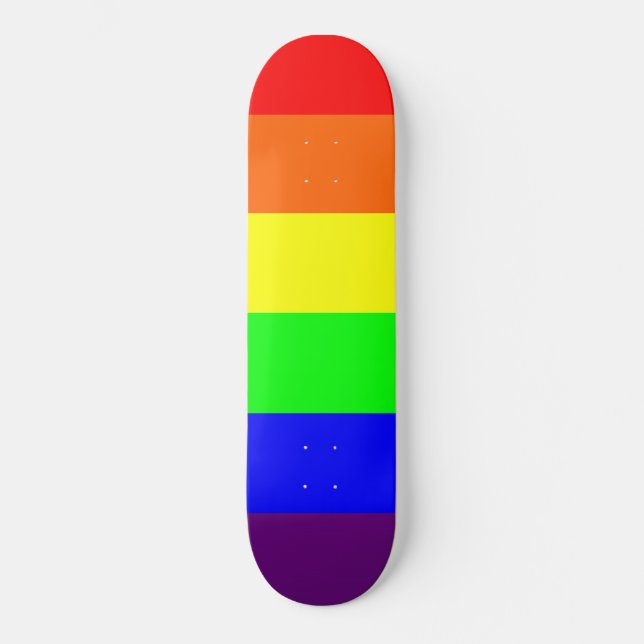 Regnbågepride Skateboard Bräda 19,5 Cm (Framsida)
