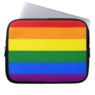 Regnbågeprideflagga Laptop Sleeve