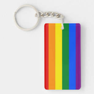 Regnbågeprideflagga Nyckelring