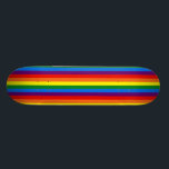 Regnbågerandar på svart service för gay pride LGBT Skateboard Bräda 20 Cm<br><div class="desc">Visa av din pride eller stötta med denna skateboarden för coolaregnbågepride! Önska att tillfoga någon text eller slogan? Få in i det fulla customizationområdet,  genom att klicka skräddarsy som den knäppas.</div>