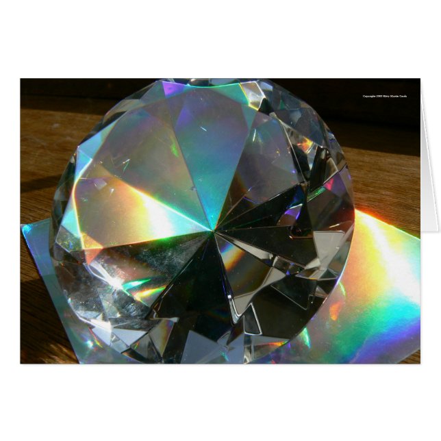 Regnbågereflexion Hälsningskort (Framsidan Horizontal)