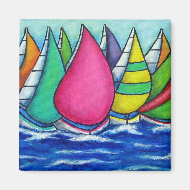 RegnbågeRegattamagnet Magnet (Framsidan)