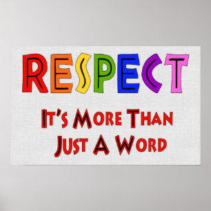 Regnbågerespekt Poster