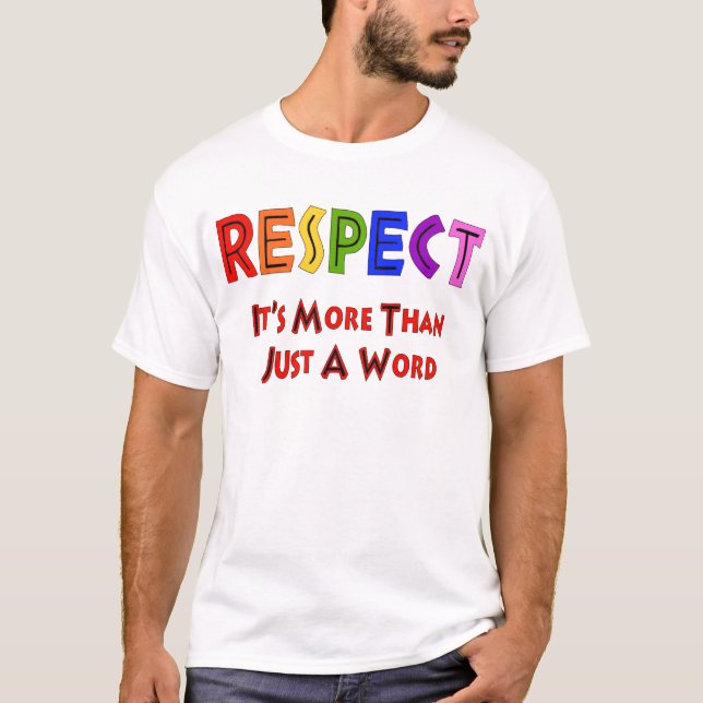 Regnbågerespekt T-shirt (Framsida)