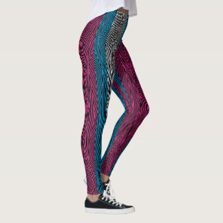 RegnbågeRex Retro damasker: Inverterad Leggings