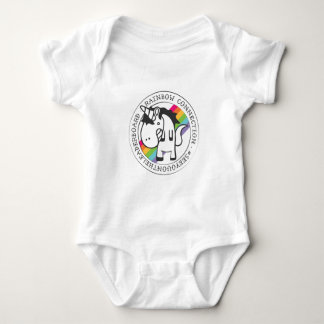 Regnbågesamlingsbabyen - tända t-shirt
