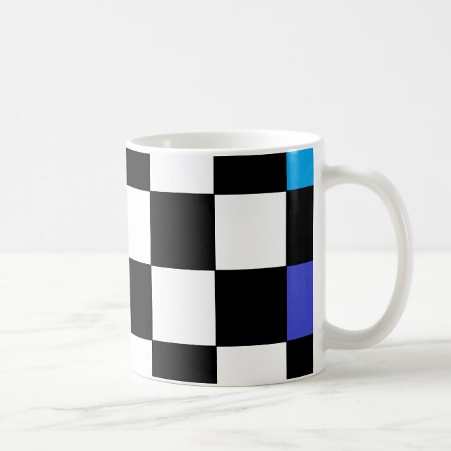 Regnbågeschackbräde CricketDiane Kaffemugg (Höger)