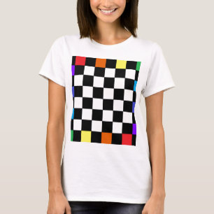 Regnbågeschackbräde CricketDiane T-shirt