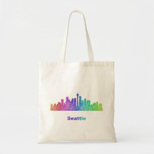 RegnbågeSeattle horisont Tygkasse