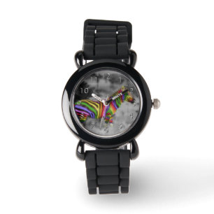 Regnbågesebra Armbandsur