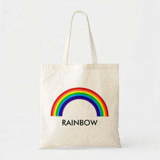 Regnbågeshopping bag tygkasse