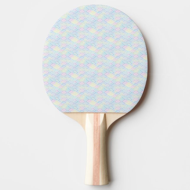 Regnbågesjöjungfrupastell Pingisracket (Framsidan)