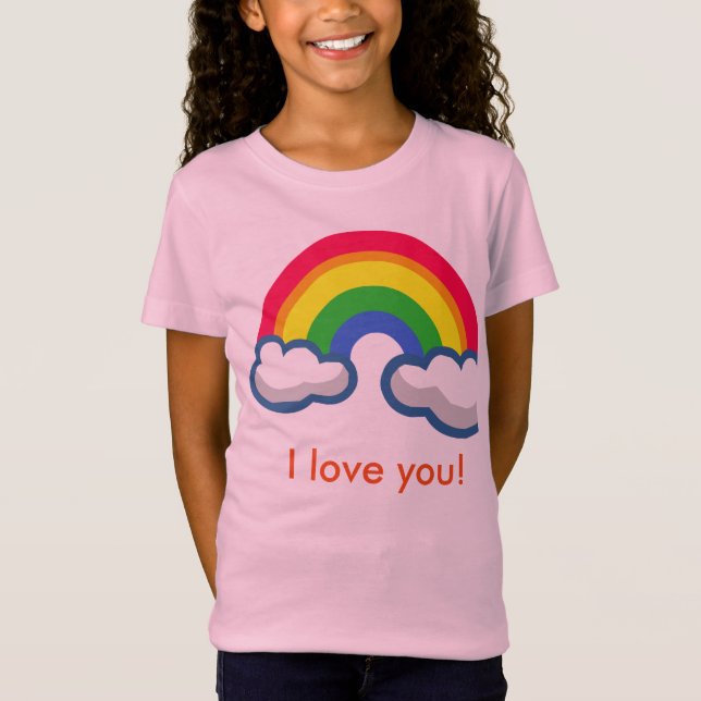 Regnbågeskjortan Tee Shirt (Framsida)
