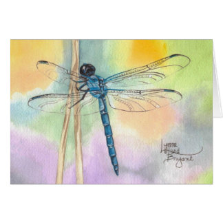 Regnbågeslända Hälsningskort