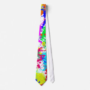 RegnbågeSplatter Slips