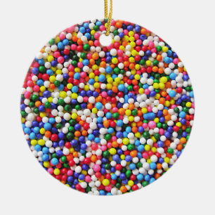 Regnbågestänk Julgransprydnad Keramik