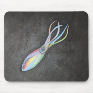 Regnbågetioarmad bläckfisk Mousepad Musmatta