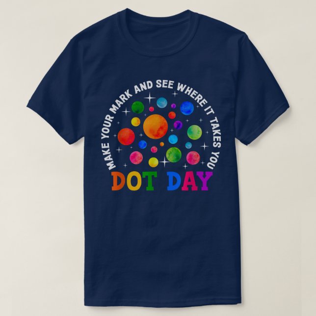 Regnbågets startdag gör att du kan se var det tar t shirt (Design framsida)