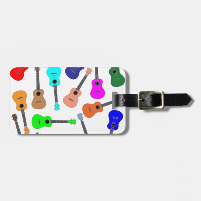 RegnbågeUkulele Bagagebricka (Horisontell Framsida)