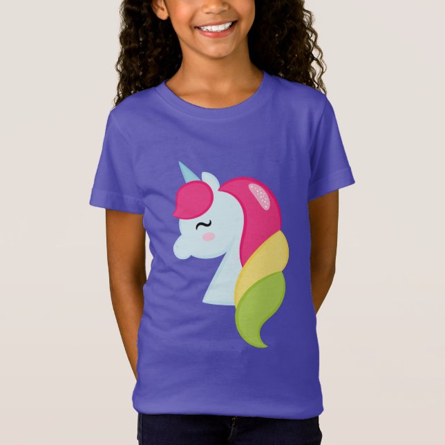 RegnbågeUnicorn T-shirt (Framsida)