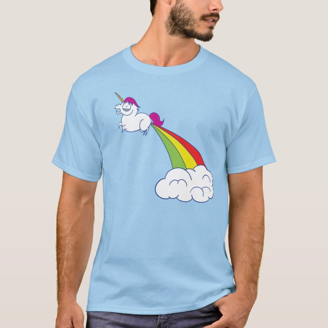RegnbågeUnicorn! Tröja (Framsida)