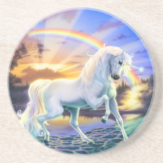 RegnbågeUnicorn Underlägg Sandsten