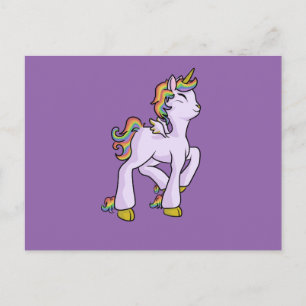 RegnbågeUnicorn! Vykort