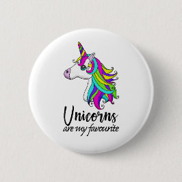 RegnbågeUnicornemblem Knapp