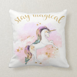 Regnbågeunicornen dämpar, det Magical staget Kudde
