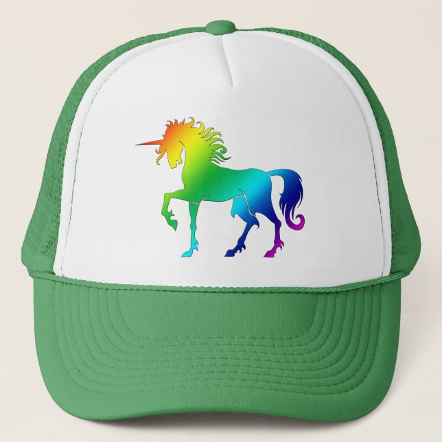 RegnbågeUnicornhatt Keps (Framsida)