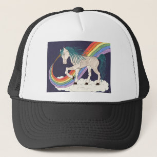RegnbågeUnicornhatt Keps