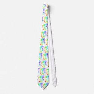 RegnbågeUnicornmanar tie Slips