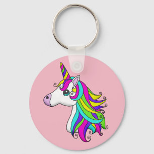 RegnbågeUnicornnyckelring Nyckelring