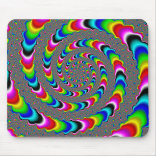 Regnbågeuniversum - Fractalkonst Musmatta