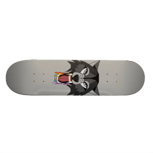 Regnbågevarg Mini Skateboard Bräda 18,5 Cm