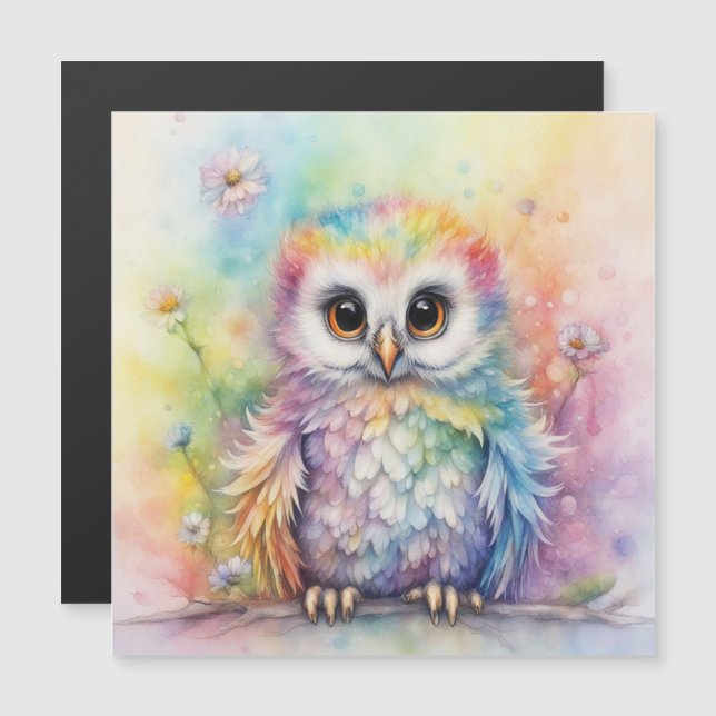 Regnbågfåglar Uggla 2 (Fram/baksida)