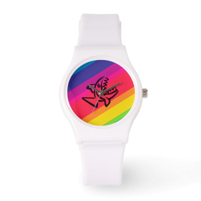 Regnbågfiskar Armbandsur (Framsida)