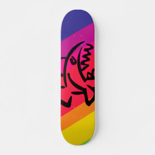 Regnbågfiskar Mini Skateboard Bräda 18,5 Cm