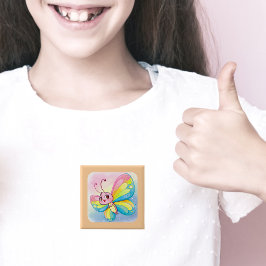 Regnbågfjäril-knapp Knapp