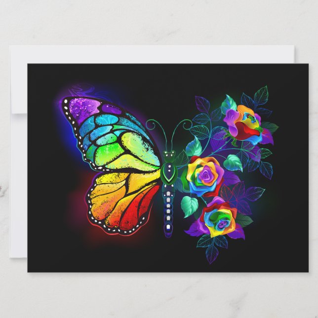 Regnbågfjäril Meddelande (Framsida)