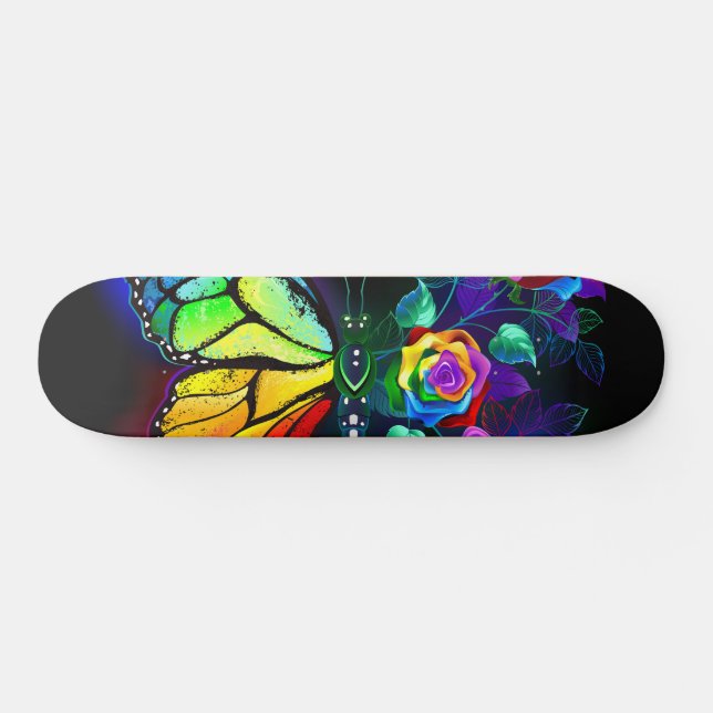 Regnbågfjäril Mini Skateboard Bräda 18,5 Cm (Horz)