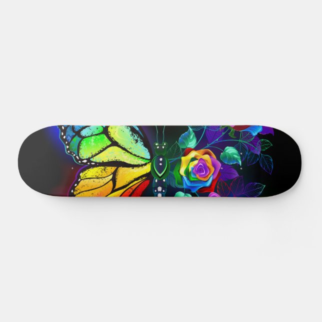 Regnbågfjäril Mini Skateboard Bräda 18,5 Cm (Horz)