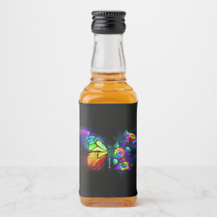Regnbågfjäril Spritflaskor Etikett