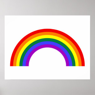 Regnbågform Poster