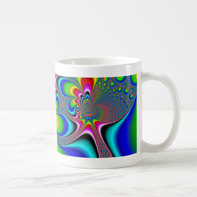 Regnbåggenerator - Fractal Kaffemugg (Höger)