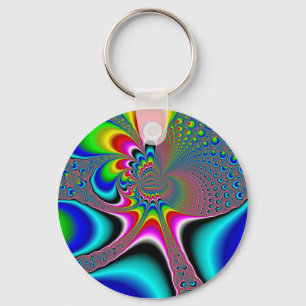 Regnbåggenerator - Fractal Nyckelring