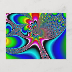 Regnbåggenerator - Fractal Vykort