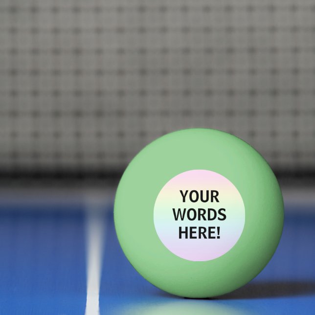 Regnbågglöd i Mörken Ping Pong Boll (Netto)